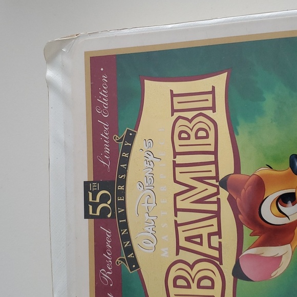 Disney Bambi VHS fully restored Limited Edition 55th anniversary - Picture 2 of 4